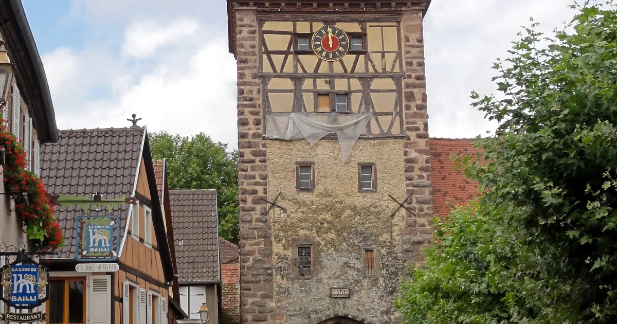 Enceinte médiévale de Bergheim du XIVe siècle : Porte Haute