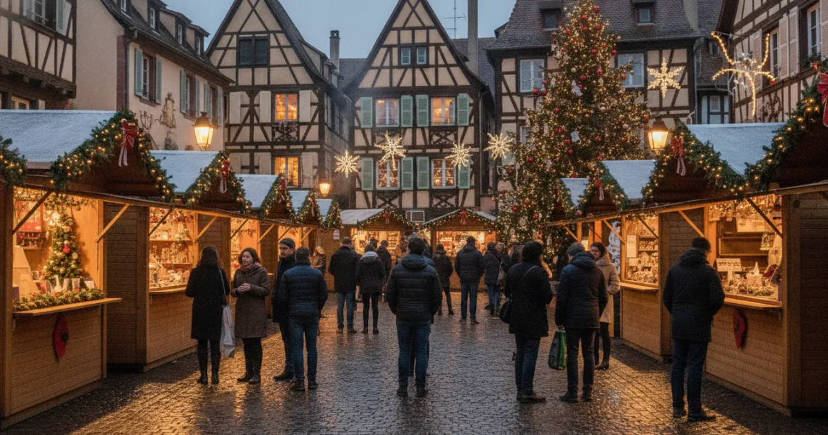 Marché de Noël, Bergheim